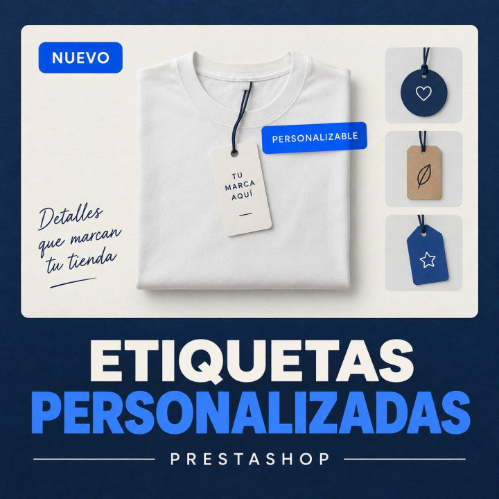 Etiquetas Personalizadas para PrestaShop