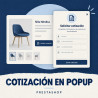 Cotización de productos en popup para PrestaShop
