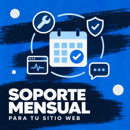 Soporte mensual para sitios web y ecommerce