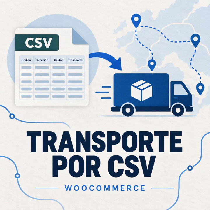 Transporte Personalizado por CSV para WooCommerce