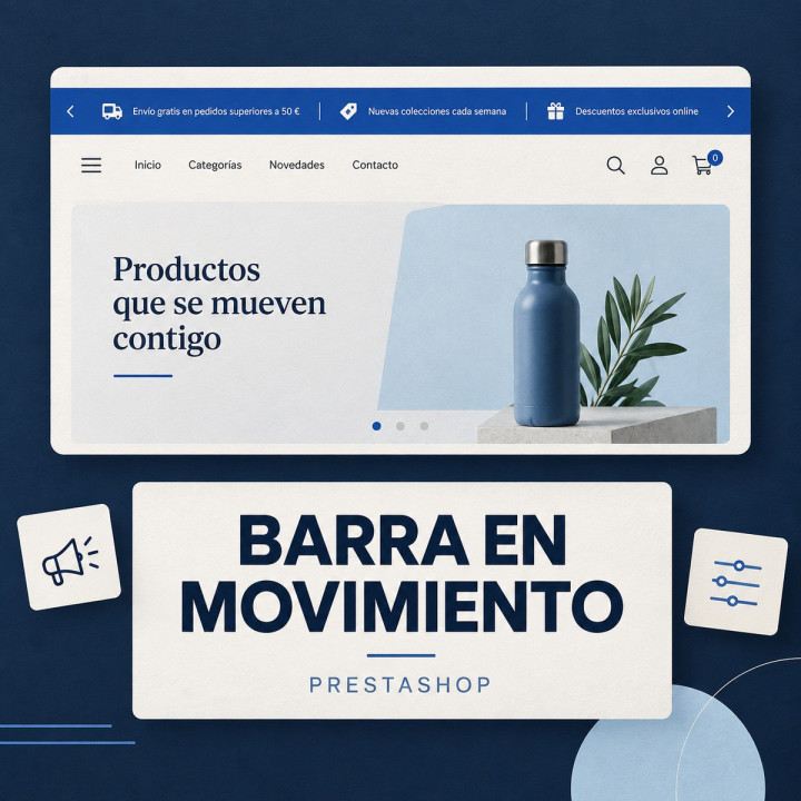 Marquee Bar: barra de texto en movimiento para PrestaShop