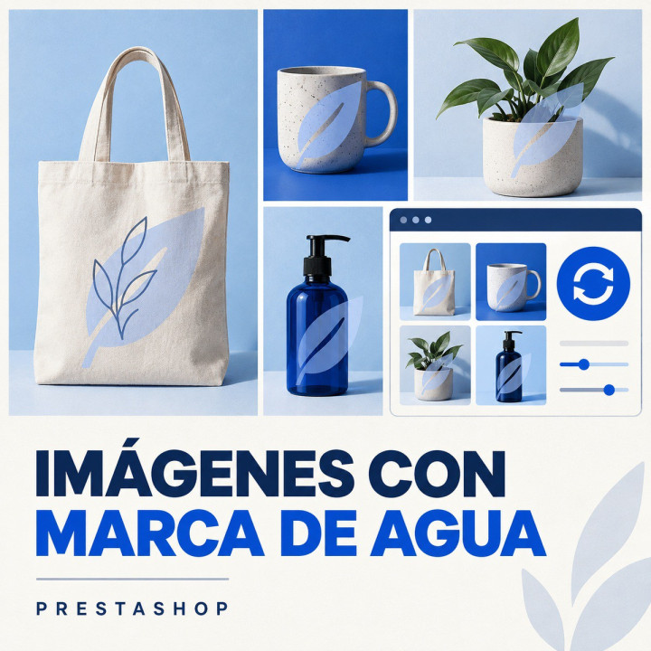 Marca de agua y WebP para imágenes en PrestaShop