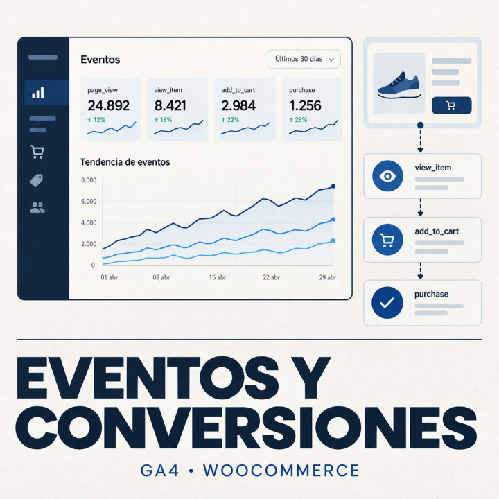 Google Analytics 4 para WooCommerce: eventos y ventas