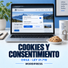 Popup de consentimiento de cookies para WordPress en Chile, Ley 21.719